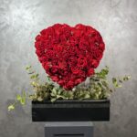 Ömürlük Kalp Gül Aranjman