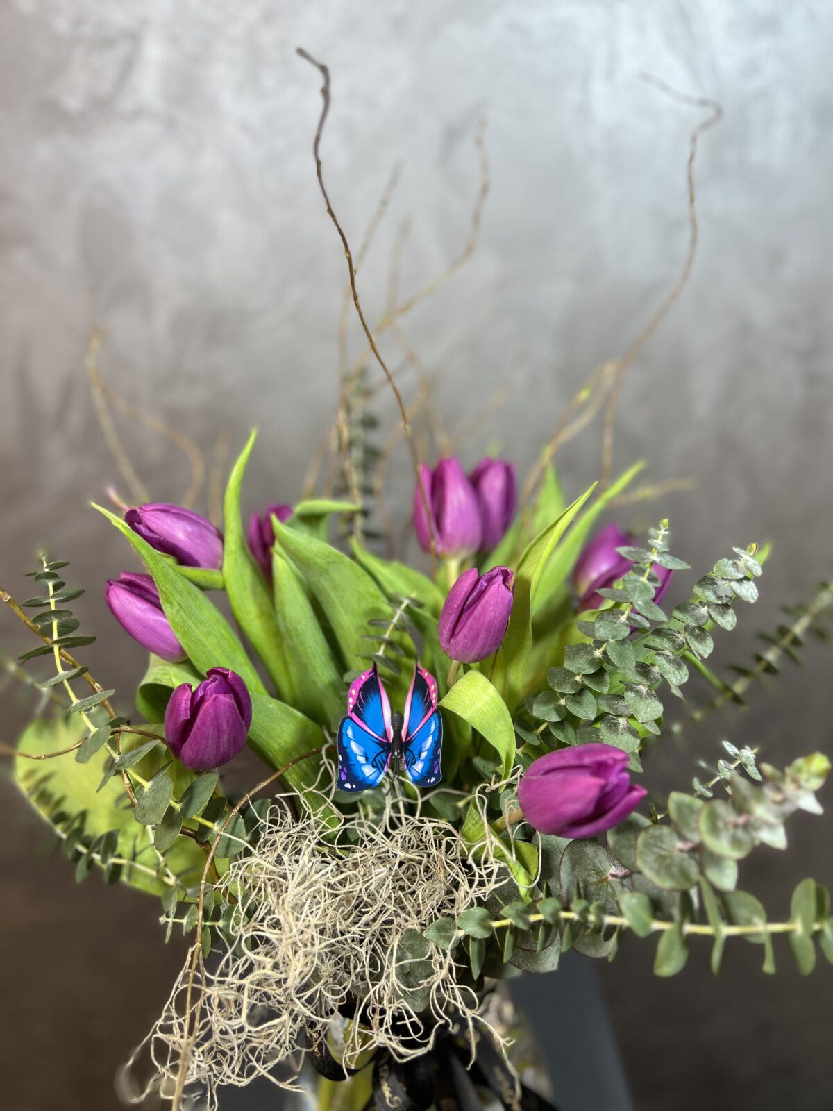 Vazoda 10’lu Mor Lale - Görsel 3