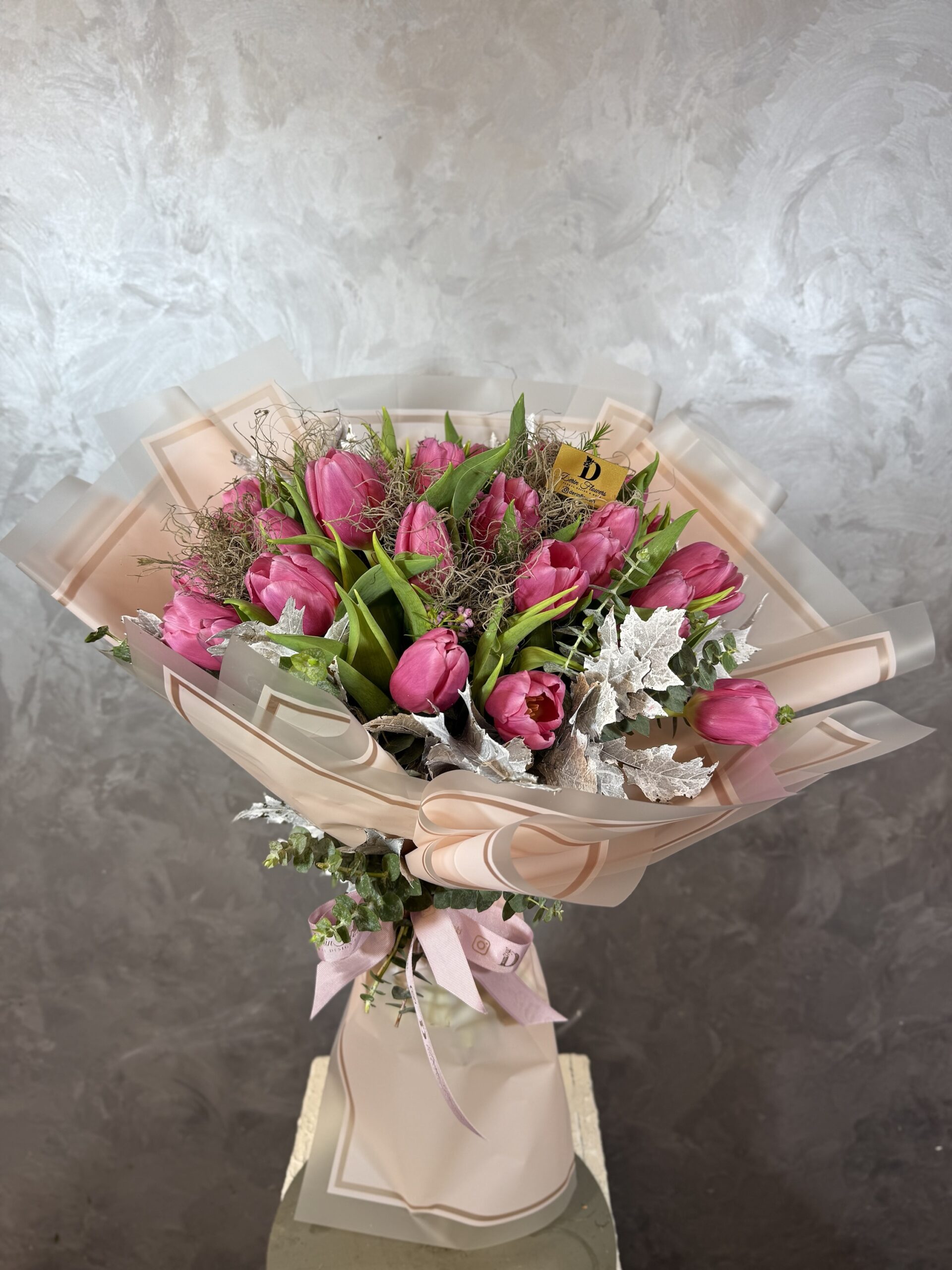 img_7409 20’li Pembe Lale Buketi - Görsel 1