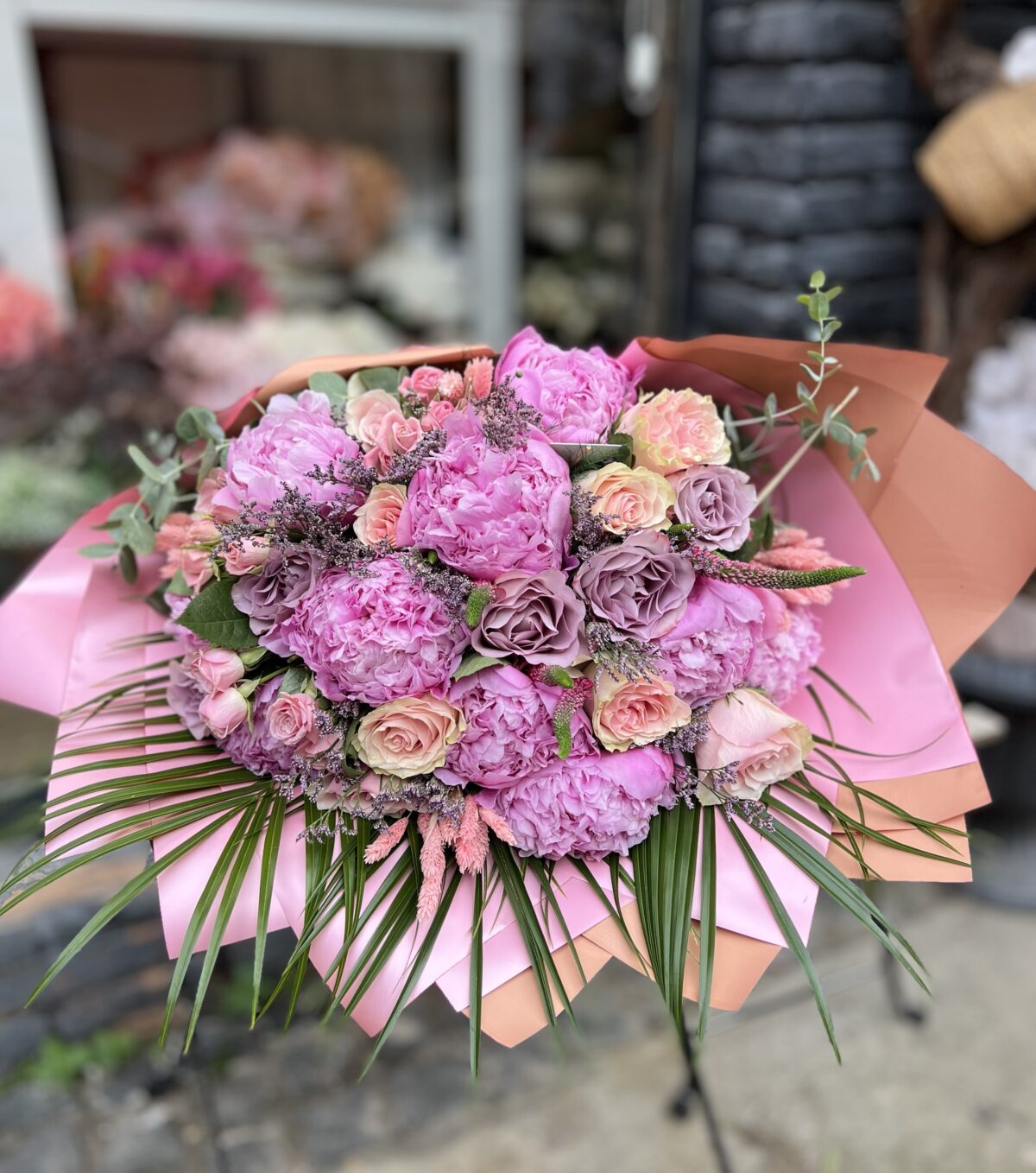 Şakayık ve Gül Buketi - Görsel 4