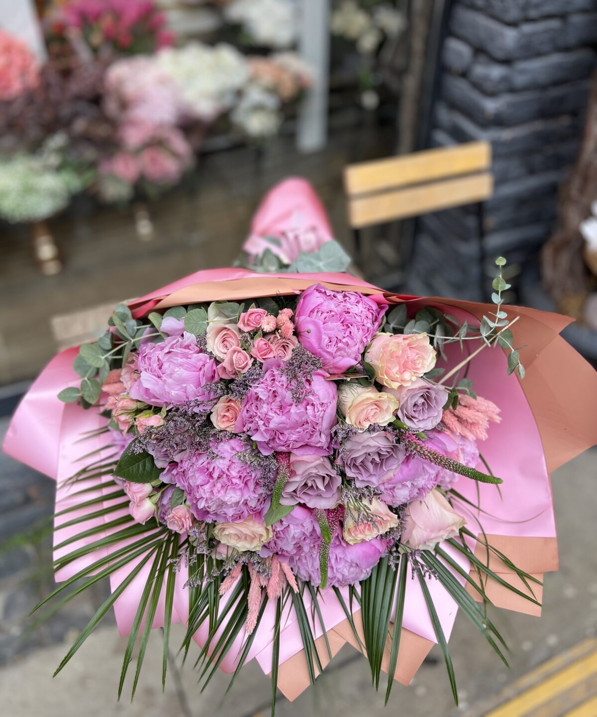 Şakayık ve Gül Buketi - Görsel 3