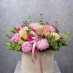 Signature Blossom – Şakayık & Gül Luxury Box