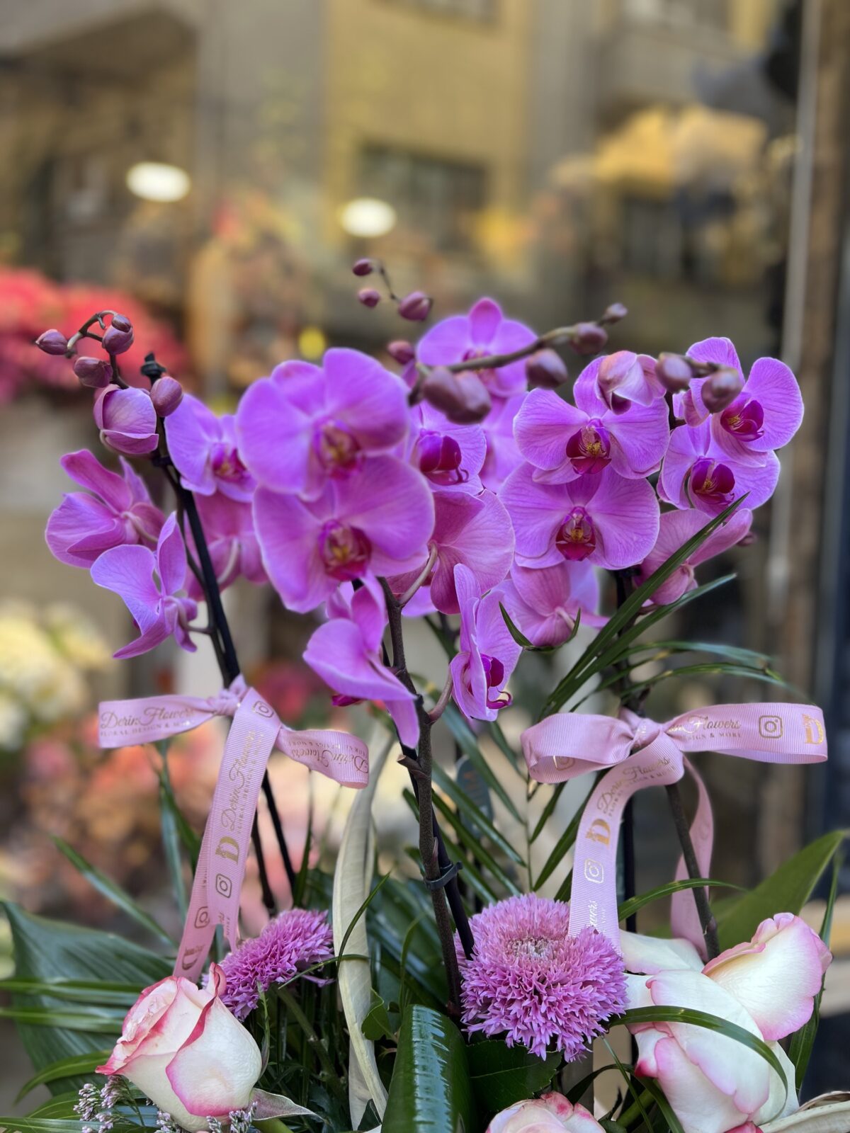 Orkide & Gül Aranjmanı | Premium Saksı Çiçek Tasarımı - Görsel 3