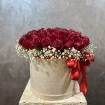 Kutuda 30’lu Kırmızı Gül Aranjman