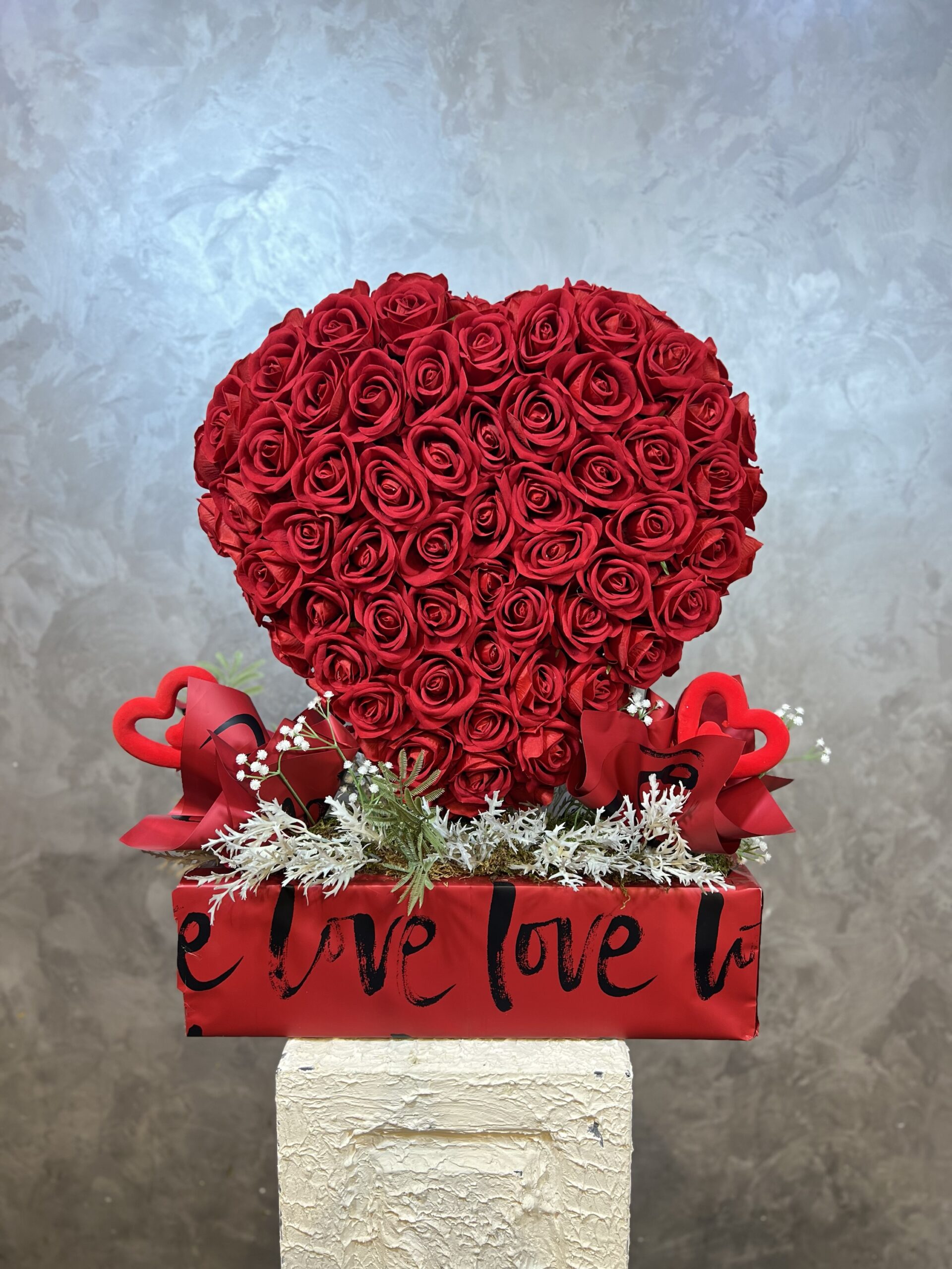 img_7906 Sonsuz Aşk – Ömürlük Kalp Gül Aranjmanı - Görsel 1