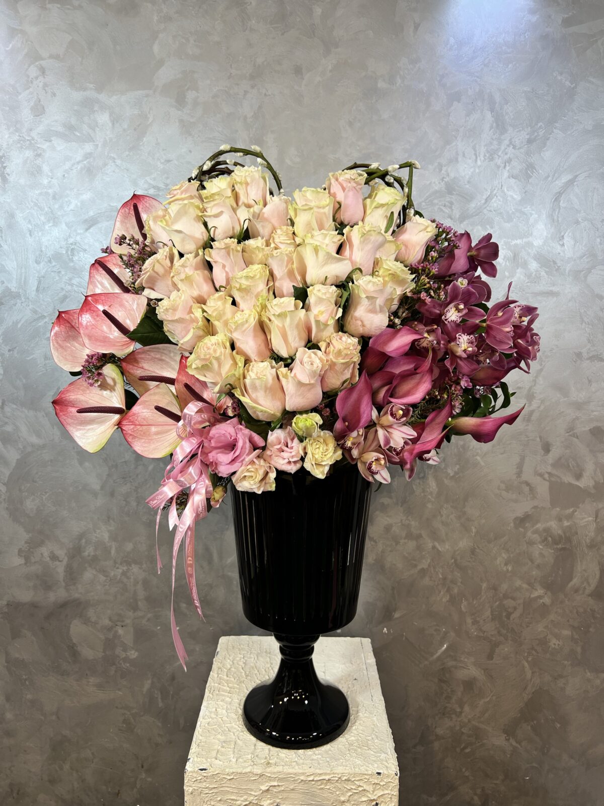 Premium Kalp Gül & Orkide Tasarım | Derin Flowers İzmir - Görsel 2