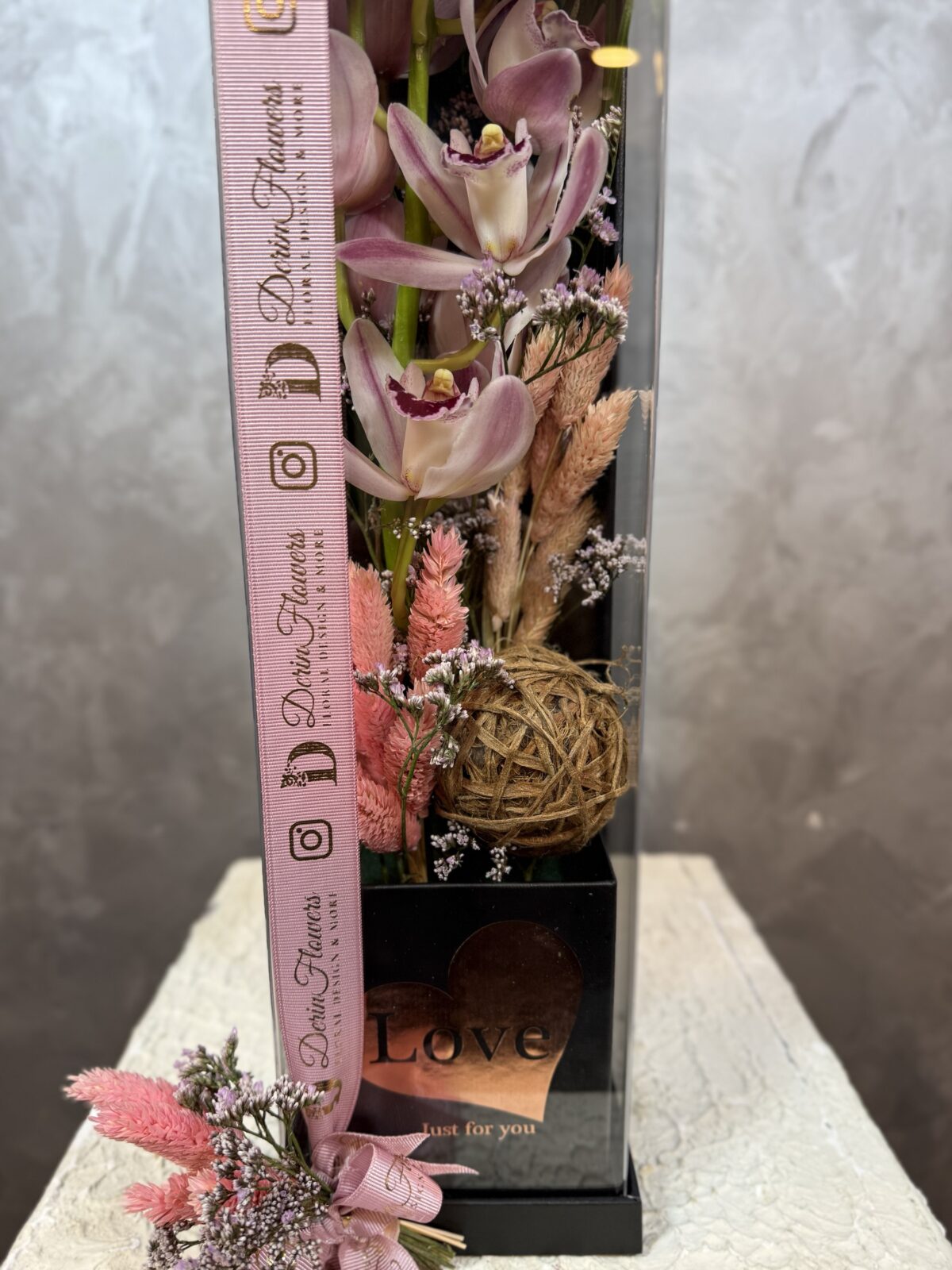 Love Box Orkide – Premium Kutu - Görsel 3