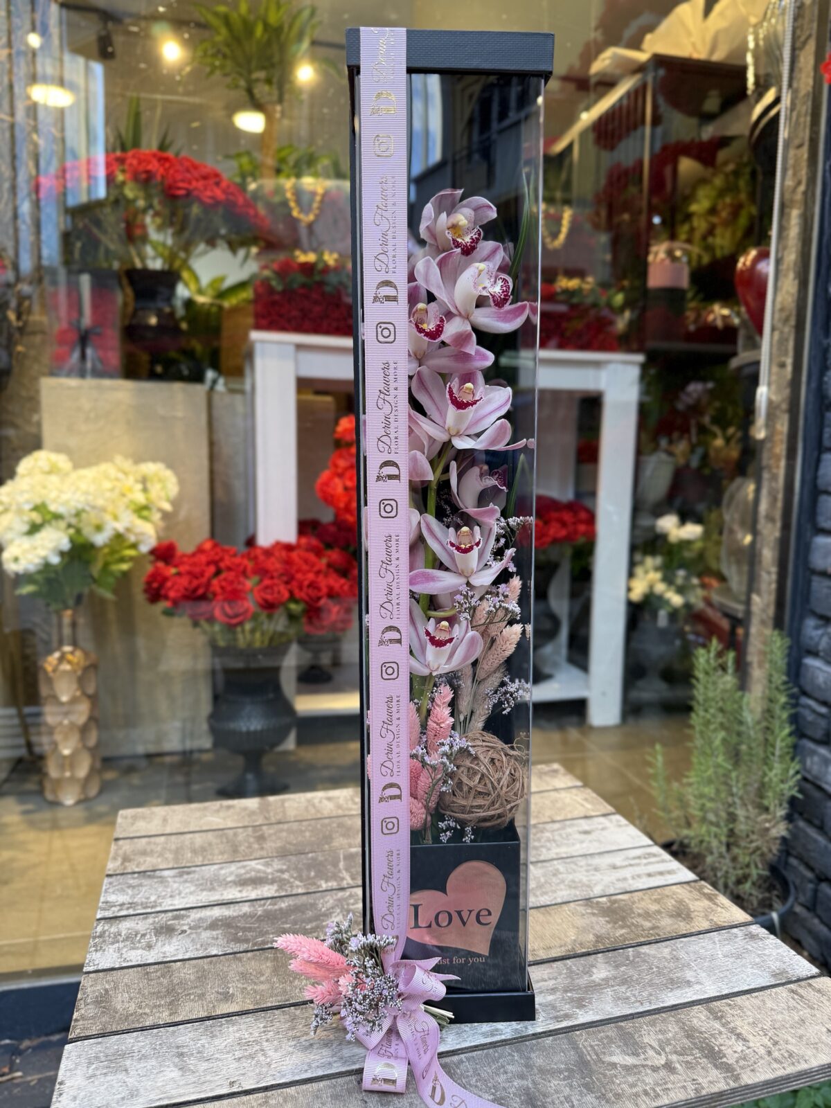 Love Box Orkide – Premium Kutu - Görsel 2