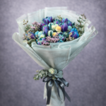 Galaxy Tulip Bouquet | Galaksi Lale ve İthal Santini Buketi | Derin Flowers