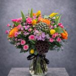 Renkli Bahar Çiçeği Aranjmanı | İzmir Çiçek Siparişi – Derin Flowers