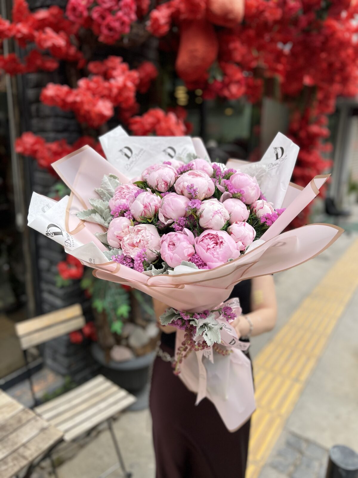 Velvet Peony – 20 Kokulu Şakayık Buketi | Premium Pembe Şakayık Tasarımı - Görsel 3
