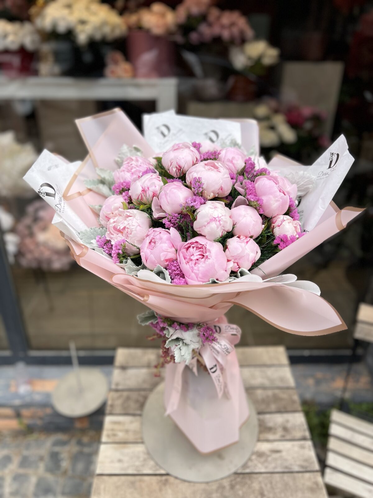 Velvet Peony – 20 Kokulu Şakayık Buketi | Premium Pembe Şakayık Tasarımı - Görsel 4